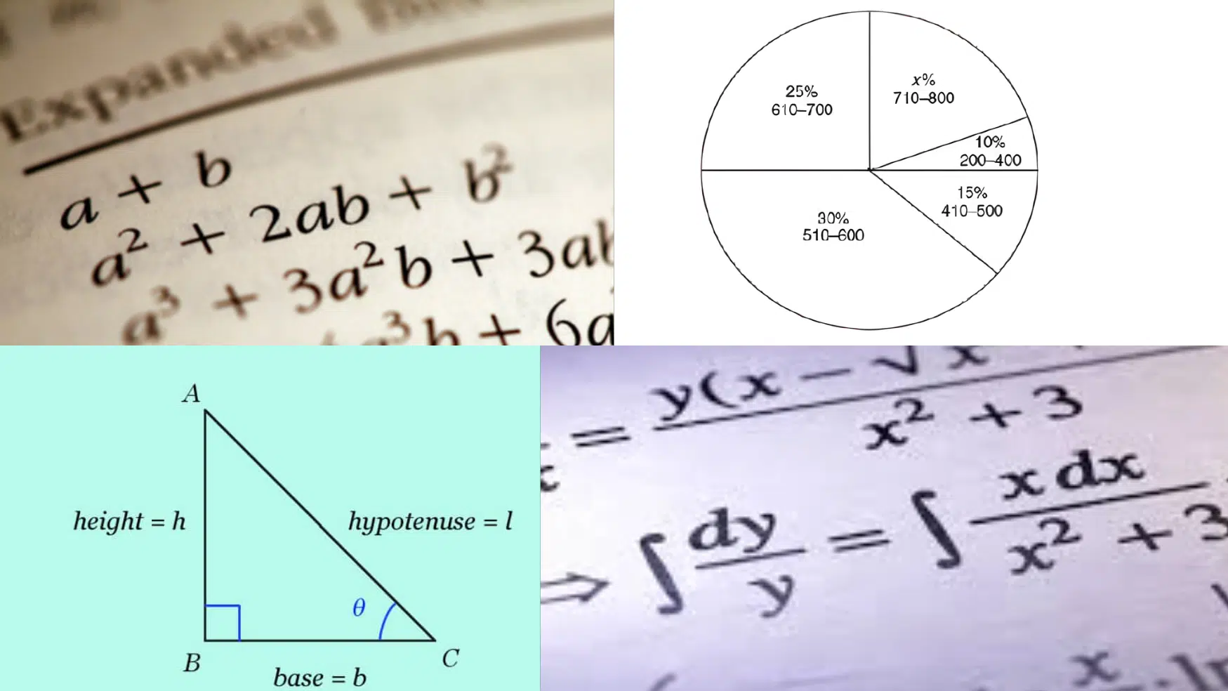 The Four Core Math Domains - What You'll Actually See