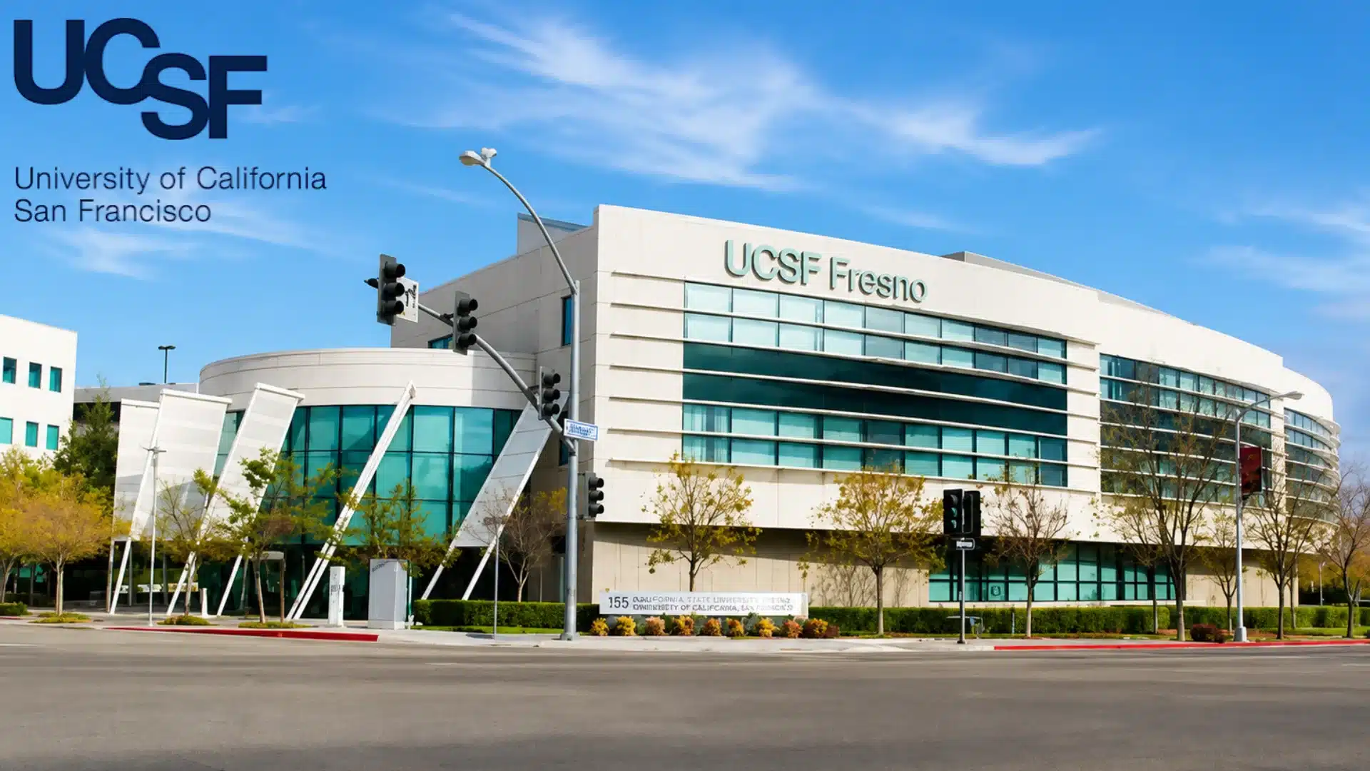 university of california san francisco ucsf fresno campus main building exterior view