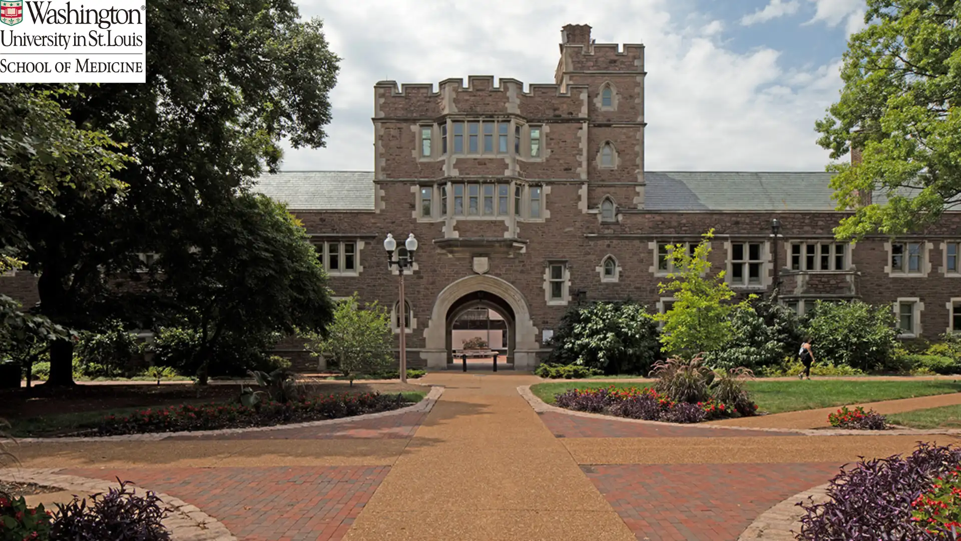 washington university school of medicine st louis stone archway building entrance